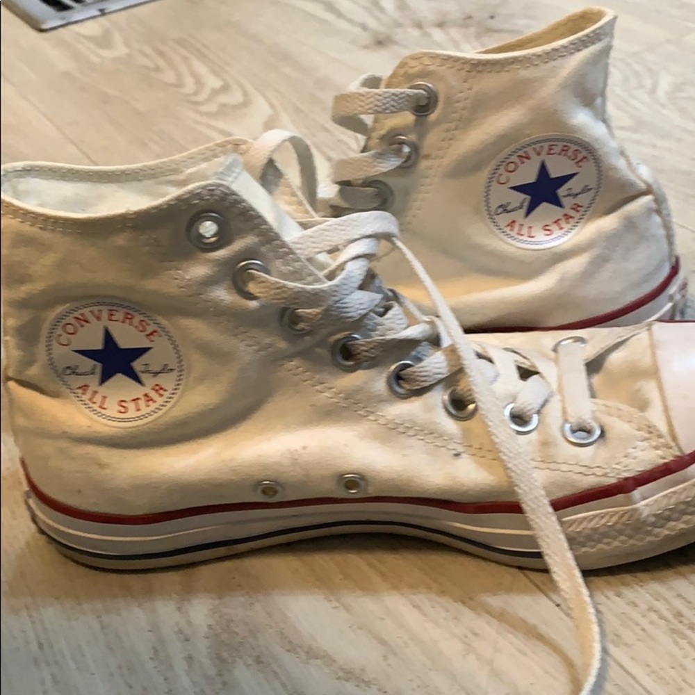 Off white high top converse